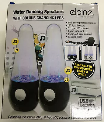 Kaufen #Dancing Water Lautsprecher USB Mit Lichtshow Jetstream Beat Of Music • 14.75€