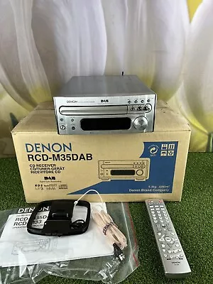 Kaufen Denon RCD-M35DAB CD/DAB/AUX/FM Stereo Hifi VERPACKT Mit FERNBEDIENUNG • 103.74€