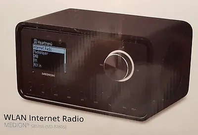 Kaufen Medion LAN / WLAN Internetradio S85105 (MD 87805) ,mit DAB+, Schwarz, NEU, OVP • 149.99€