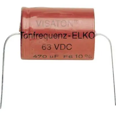 Kaufen Visaton Bipolar Elco 470 UF Lautsprecher-Kondensator 470 µF • 10.90€