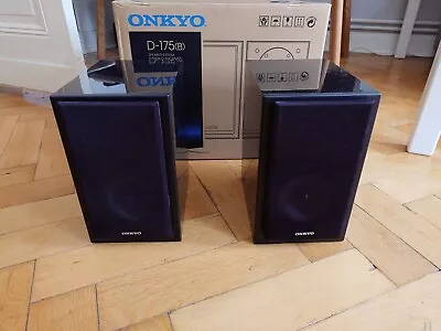 Kaufen Onkyo D-175B Zweiwege-Bassreflex-Lautsprecher, Regallautsprecher, Boxen Wie NEU  • 170€