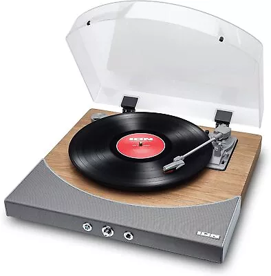 Kaufen ION Audio Premier Vinyl Plattenspieler Bluetooth Eingebaut Lautsprecher DEFEKT • 1€