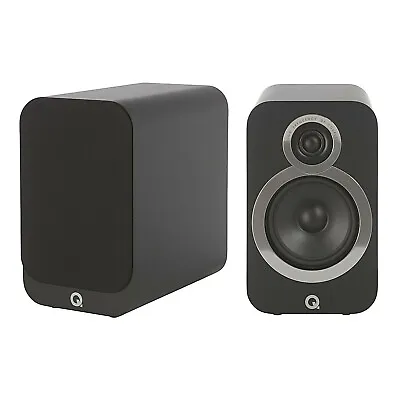 Kaufen Q Acoustics 3030i Bücherregal Oder Ständer Lautsprecher Kino Carbon Schwarz Paar • 381.33€