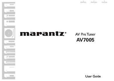 Kaufen Bedienungsanleitung-Operating Instructions Für Marantz AV 7005  • 16€