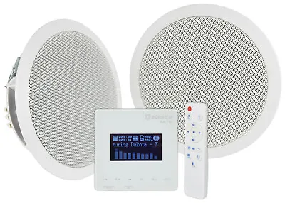 Kaufen Bluetooth In Wandverstärker + 2x Deckenlautsprecher, Schlafzimmer Küche Set Adastra W • 104.71€