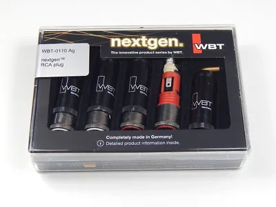 Kaufen 4 X WBT-0110 Ag Nextgen Silber Cinchstecker + TORX RCA Connectors Silver 0110Ag • 261.90€