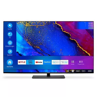 Kaufen MEDION X15524 (MD 30722) Fernseher 138,8cm/55  Zoll 4K UHD SMART TV HDR DTS BT F • 429.99€