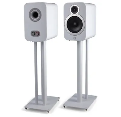 Kaufen Q Acoustics 3030i Paar Lautsprecher & 3030FSI Ständer Kino Hi-Fi In Arktischweiß • 486.93€