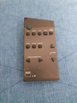 Kaufen NAD L40  FERNBEDIENUNG Audio Remote Control New Compact Disc NAD L40 TOP • 50€