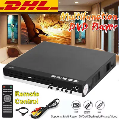 Kaufen Full HD DVD Player Mit HDMI/AV CD Spieler USB MP3 Mit Fernbedienung DVD Player • 33.89€