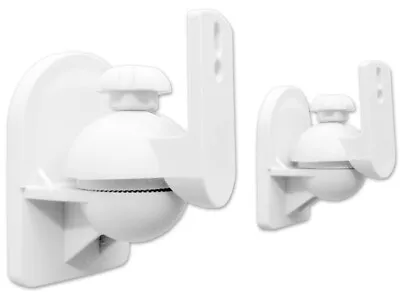 Kaufen 2 Stück Speaker Lautsprecher Halterung Audio Wandhalterung Deckenhalterung Weiß • 6.90€