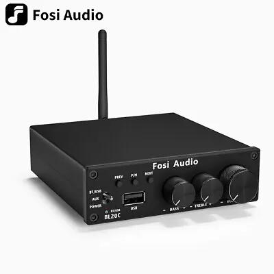 Kaufen Fosi Audio BL20C Bluetooth-Heim-Audio-Stereo-Verstärker-Empfänger 2.1-Kanal Amp • 94.99€