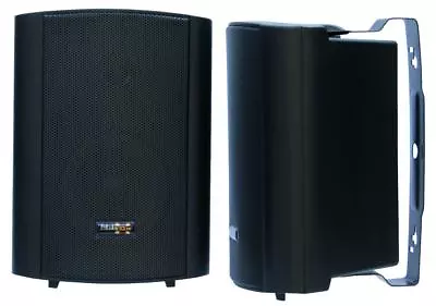 Kaufen E-Lektron EWL5P-B Lautsprechersatz 125W Wandlautsprecher Boxen Paar Schwarz • 68.99€