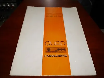 Kaufen ORIGINAL Quad 33-303 Handleiding User Manual • 19.90€