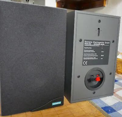 Kaufen Lautsprecherboxen 2 Stück - SIEMENS - Zwei Wege Mit MDF Gehäuse (Regalboxen) • 11.90€