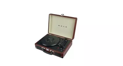 Kaufen Bush Classic Retro Tragbares Gehäuse Schallplattenspieler - Braun • 38.07€