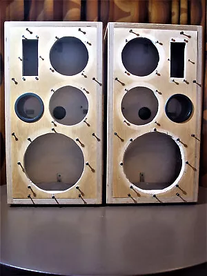 Kaufen Paar Lautsprecher-/Bassreflex-Gehäuse, Eigenbau, DIY, Multiplex-Echtholz-Gehäuse • 50€