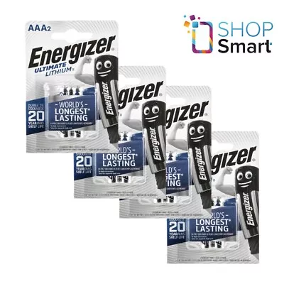 Kaufen 8 Energizer AAA Ultimate Lithium L92 Batterien 1.5V 2BL Mikro Mini Stilo Neu • 31.53€