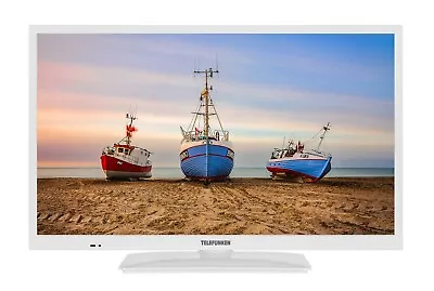 Kaufen Telefunken XH24N550M-W 60 Cm / 24 Zoll Fernseher (HD Ready, Triple-Tuner) Weiß • 119.99€