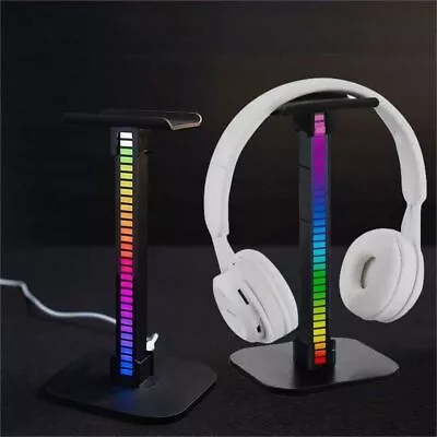 Kaufen RGB Gaming Headset-Ständer PC Kopfhörer-Ständer USB Kopfhörer Halterung Halter • 13.19€