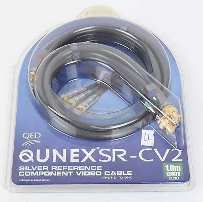 Kaufen QED Qunex SR-CV2 NEU Component Video Digital-Kabel Cinch/BNC 1,0 M UVP € 220,00  • 107.23€