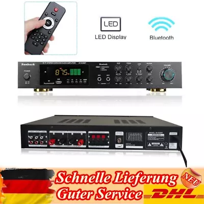 Kaufen HiFi Bluetooth FM / AM Radio Verstärker 5 Kanal Stereo Digital Stereo Amplifier  • 76€