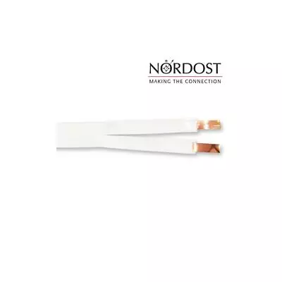 Kaufen NORDOST 2 Flat Lautsprecherkabel LS-Kabel Speaker Cable Weiß Weiss  1m Meterware • 23.99€