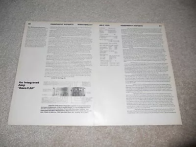 Kaufen Rotel RA-2030 Integrierter Verstärker Review, 3 Page, 1979, Voll Test • 12.35€