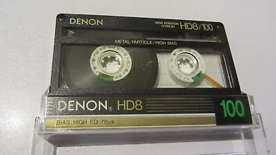 Kaufen 1x DENON HD8 / 100 METAL PARTICLE - Cassette TOP ZUSTAND Von 1988 Very Rare • 11.11€