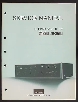 Kaufen Original SANSUI AU-8500 Stereo Amplifier Service-Manual/Diagram/Parts List O151 • 52.50€