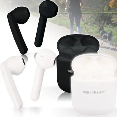Kaufen Soundlogic Earbuds In Ear Kopf Ohr Hörer Bluetooth Headset Ladebox Smart Phone • 10.99€