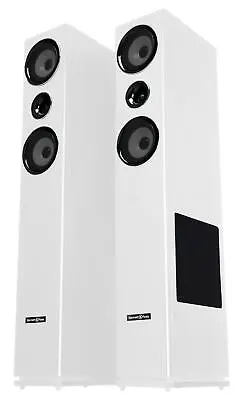 Kaufen Design 2.0 HiFi Heimkino Lautsprecher Tower Speaker Bass Subwoofer Box Set 600W • 116.13€
