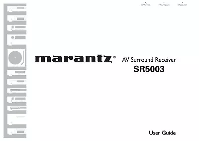 Kaufen Bedienungsanleitung-Operating Instructions Für Marantz SR-5003  • 13€
