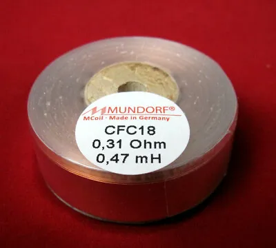 Kaufen Mundorf CFC18 Luftspule Kupferfolienspule 0,47 MH Entspr. 1mm Draht 0,31 Ohm • 20.90€
