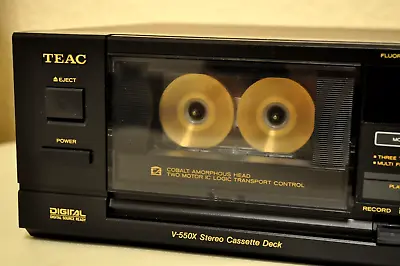 Kaufen TEAC V 550x Stereo Kassettendeck Cassetten Tape Deck 3 Motor Kassettenrecorder • 5.50€
