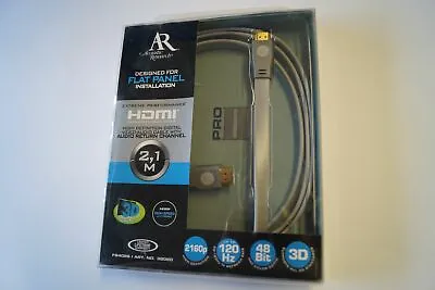 Kaufen Acoustic Research 3D Flaches HDMI-Kabel Flat Panel Mit Ethernet 2,1 M • 16€