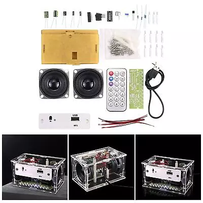 Kaufen Zum Selbermachen Bluetooth Lautsprecher Kit, 1,5A-2A Zum Selbermachen Lötprojekt Mit Clear Box Schweißen • 24.57€