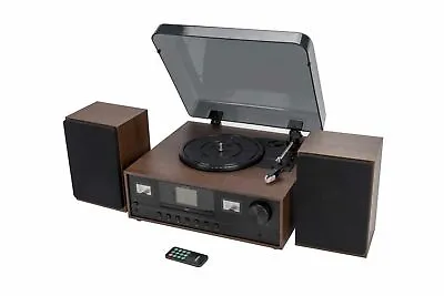 Kaufen Retro Stereoanlage Plattenspieler DAB+ CD AUX Bluethooth Denver MRD-52 Darkwood • 139.95€
