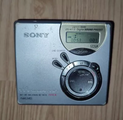 Kaufen Sony Minidisc Walkman MZ-N510 Typ-S MD Player Recorder • 70€