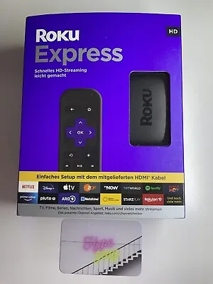 Kaufen Roku Express HD-Streaming Media Player Mobil-App IOS & Android Fernbedienung • 22.99€
