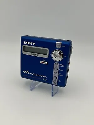 Kaufen Sony Walkman MiniDisc Recorder | MZ-N707 | Funktionstüchtig | Top Zustand | Blau • 149.90€