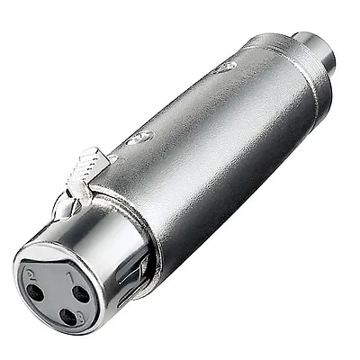 Kaufen XLR / Cannon Adapter : XLR Kupplung (weiblich, Female) 3pol.  Auf Cinch Kupplung • 2.90€