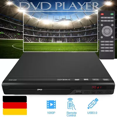 Kaufen CD DVD Player Für TV Fernbedienung FHD 1080P USB Full HD USB Multimedia Player • 24.99€