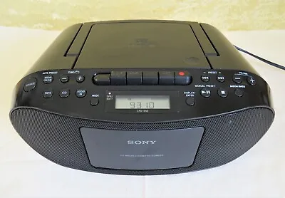 Kaufen Sony CFD-S50 Radio FM/AM UKW CD Kassette Audio In Kopfhöreranschluss Schwarz • 34€