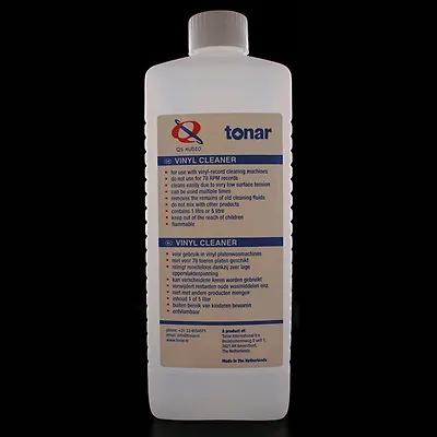Kaufen TONAR QS Vinyl Cleaner Reinigungsflüssigkeit 1 Liter Flasche 4119 • 21.99€
