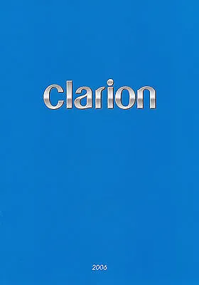 Kaufen Clarion Car HiFi Katalog 2006 D Audio Video Navigation Endstufe Subwoofer • 16.90€