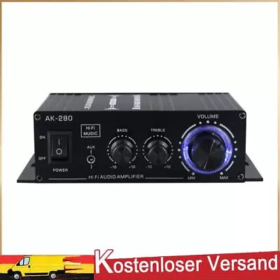 Kaufen AK-280 Audio Power Amplifier Music Player Digital Amplifiers Audio RCA AUX Input • 19.15€