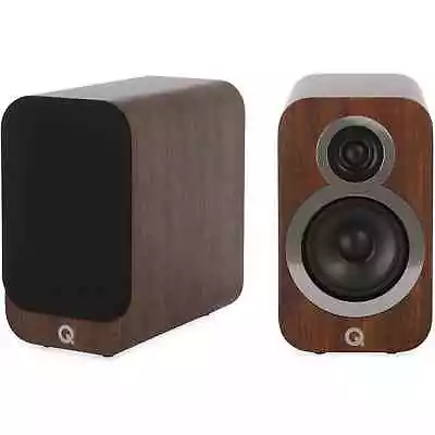 Kaufen Q Acoustics 3010i Bücherregal-Lautsprecher HiFi Heim Audio PAAR Englische Nussbaum • 163.76€