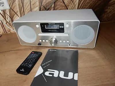 Kaufen Auna Micro Stereoanlage FM / DAB+ / Bluetooth / CD Player / Radio Weiß • 45€
