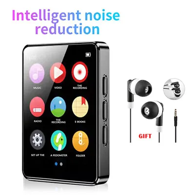 Kaufen MP3 Bluetooth Player Touchscreen Sport Verlustfrei Sound HIFI Musik FM Radio MP4 • 20.66€
